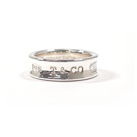 Tiffany & Co. 1837 Medium Band Ring in Silver 925 Silvery