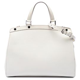 Louis Vuitton White Epi Brea MM Weiß