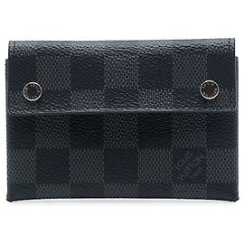 Cartera Compact Modulable Louis Vuitton Black Damier Graphite Negro