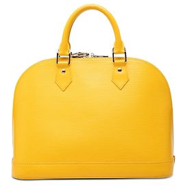 Louis Vuitton Yellow Epi Alma PM Jaune