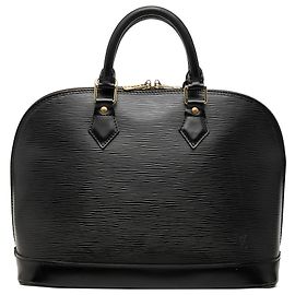 Louis Vuitton Black Epi Alma PM Noir