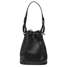 Louis Vuitton Black Epi Noe GM Black