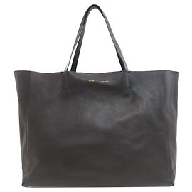 Céline Celine Horizontal Cabas Tote Bag Black