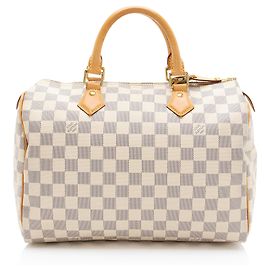 Bolso Louis Vuitton Damier Azur Speedy 30 Azul