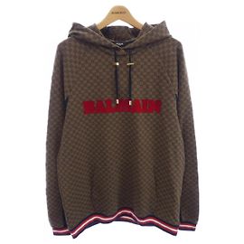 Autre Marque Sweat à capuche Balmain Marron