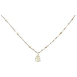 Autre Marque Colar de Diamantes Au750 Dourado