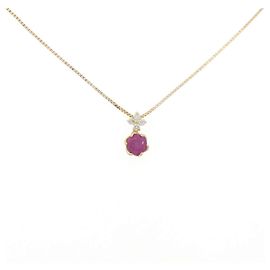 Autre Marque Collier en rubis Au750 Doré