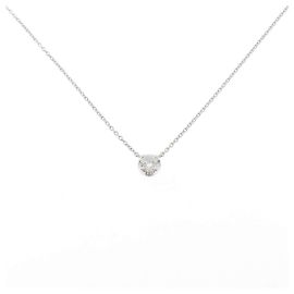 Autre Marque Colar de Diamantes Au750 Prata