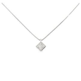 Autre Marque Colar de Diamantes PT900 PT850 Prata