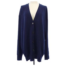 Louis Vuitton Grace Coddington Kaschmir-Cardigan Blau Marineblau