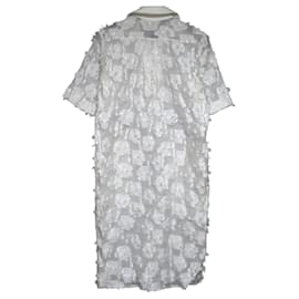 Autre Marque Flowe Jacquard-Hemdkleid SOFIE D'HOORE Weiß