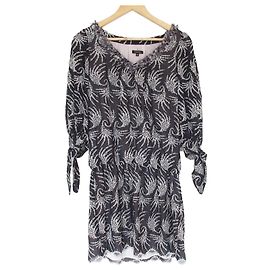 Autre Marque TOCCA Besticktes Kleid Schwarz