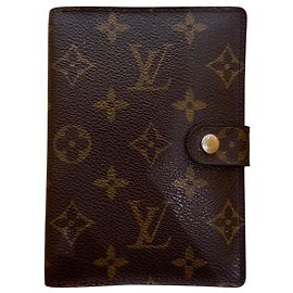 Copertina Agenda Louis Vuitton Monogram Canvas Marrone
