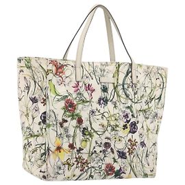 Borsa Tote GUCCI Flora Canvas Multicolor 282439 Auth 197013A Multicolore
