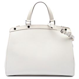 Bolso Louis Vuitton Epi Brea MM Satchel Blanco Blanco