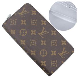 Cartera Larga Monogram Louis Vuitton Plata Monograma