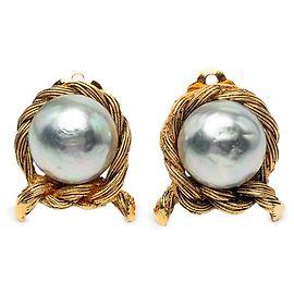 Orecchini a clip placcati oro Chanel D'oro
