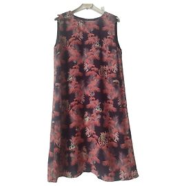 Robe courte Missoni imprimé tropical Rose Vert Violet foncé