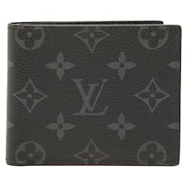 Louis Vuitton Monogram Eclipse Bi-fold Wallet Black