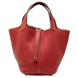 Hermès Hermes Picotin Lock PM Handbag Red