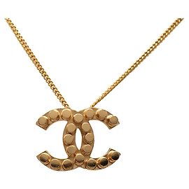 Collier pendentif Chanel Coco Mark Doré