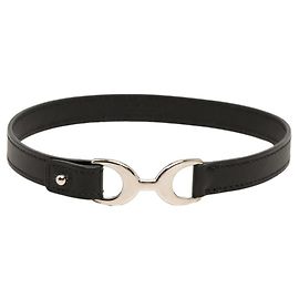 Hermès Hermes Pavin Double Strand Charm Bracelet Black
