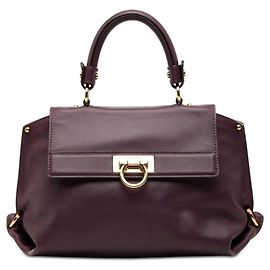 Bolsa Salvatore Ferragamo Gancini Sofia Roxo