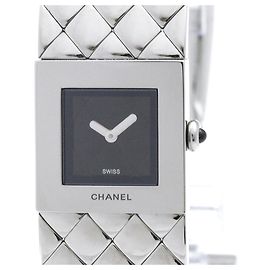 Reloj para mujer Chanel Matelasse de acero inoxidable Quartz H0009 Otro