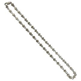 Tiffany & Co Collier Tiffany Vintage Puff Heart Argenté