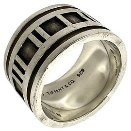 Tiffany & Co Bague large Tiffany Vintage Atlas Argenté