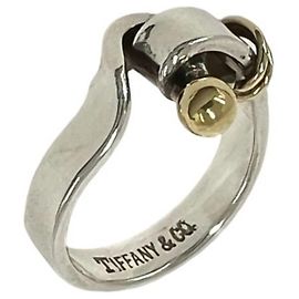 Tiffany & Co. Vintage Hook and Eye Ring Silber Golden
