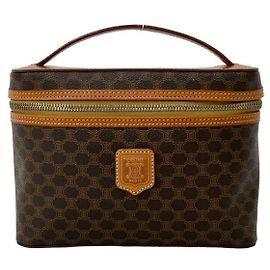 Céline Borsa CELINE Vintage Macadam Blazon Pattern Marrone