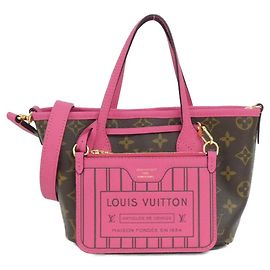 Bolsa Louis Vuitton Neverfull Inside Out Monogram Marrom Outro Gold hardware