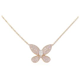 Autre Marque Collana Graff Butterfly Pavé Au750 Diamond D'oro