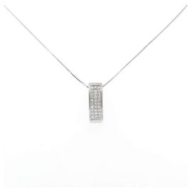 Autre Marque Colar de Diamantes Au750 Prata
