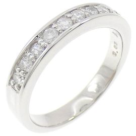 Autre Marque Kumikyoku Platin-Diamantring Silber