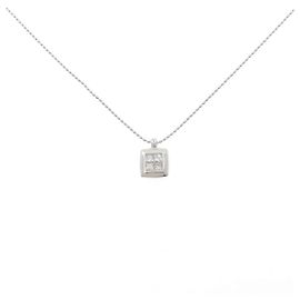Autre Marque Colar de Diamantes PT900 PT850 Prata