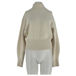 Camisola de lã bege Cos Bege