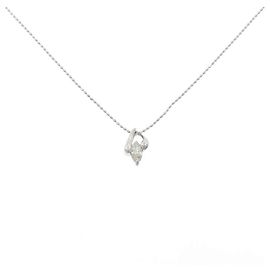Autre Marque Diamantenhalskette Pt900/Pt850 Silber
