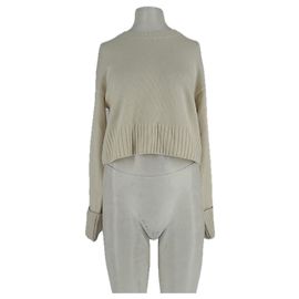 Pull Yves Salomon en Cachemire Beige Beige