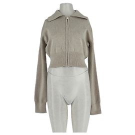 Pull Yves Salomon Alo beige en coton S Beige