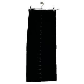 Dorothée Schumacher Langer schwarzer Wollrock Schwarz