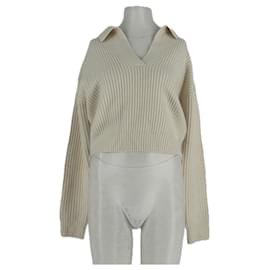 Pull Yves Salomon en Cachemire Beige Beige
