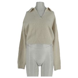 Yves Salomon Cashmere Sweater Beige Beige