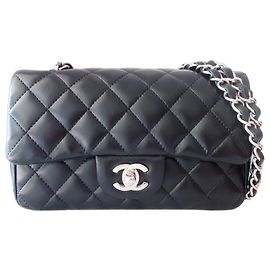 Chanel Classic Flap Mini Borsa Nera Nero