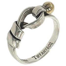 Tiffany & Co Tiffany Vintage Hook & Eye Ring Silber Golden