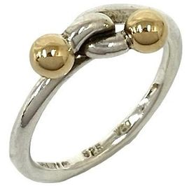 Tiffany & Co Tiffany Vintage Hook & Eye Ring Silvery Golden