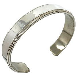Tiffany & Co Tiffany Vintage Heavy Plain Silver Bangle Silvery