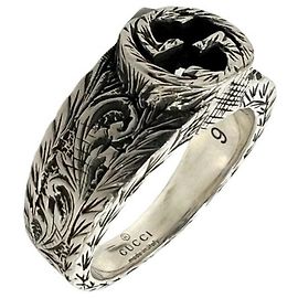 Anillo Arabesque Interlocking G GUCCI Plata