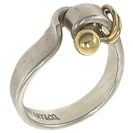 Tiffany & Co Anello Tiffany Vintage Hook & Eye Argento D'oro